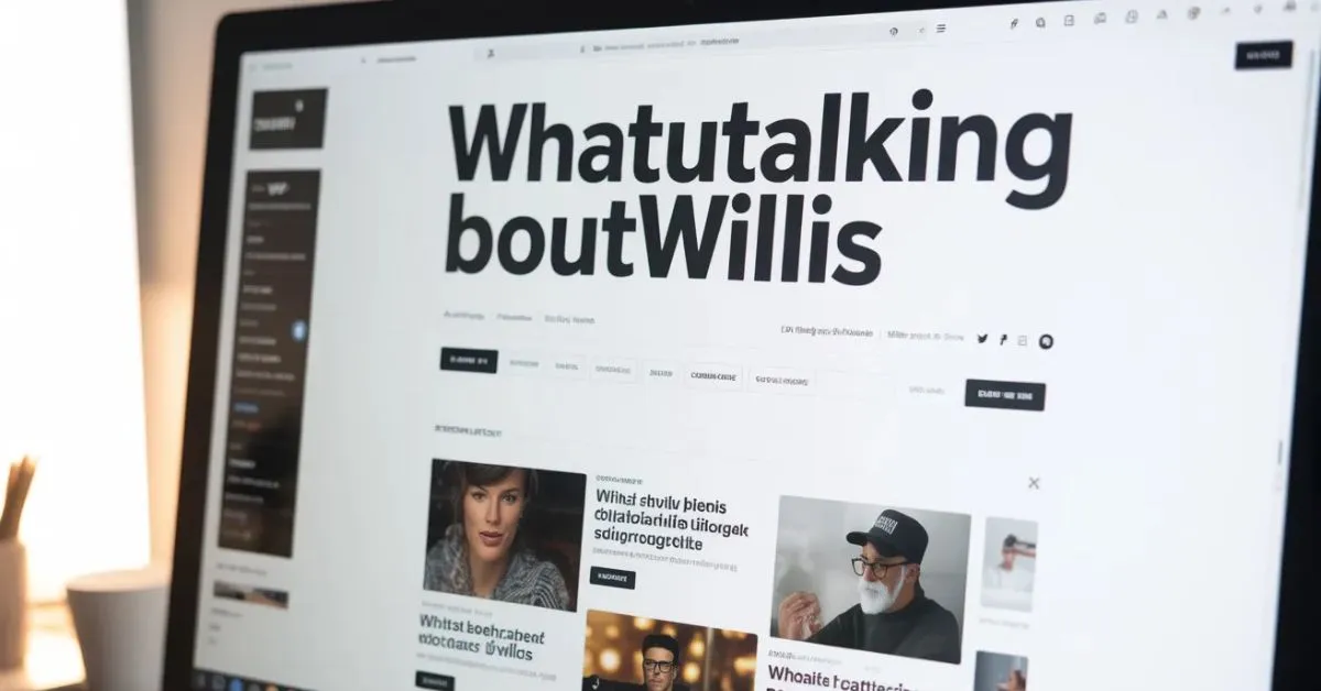 Blog Whatutalkingboutwillis