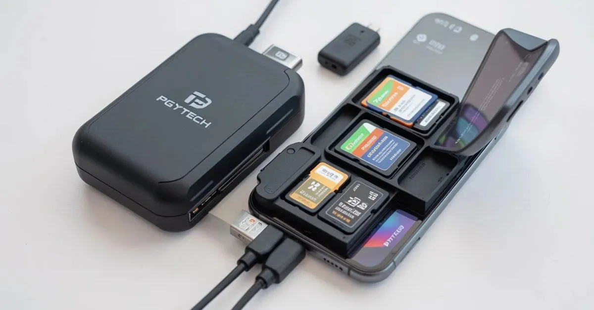 PGYTECH CreateMate Card Reader Case