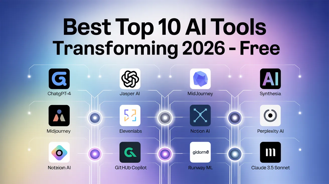Best Top 10 AI Tools Transforming in 2026 Free